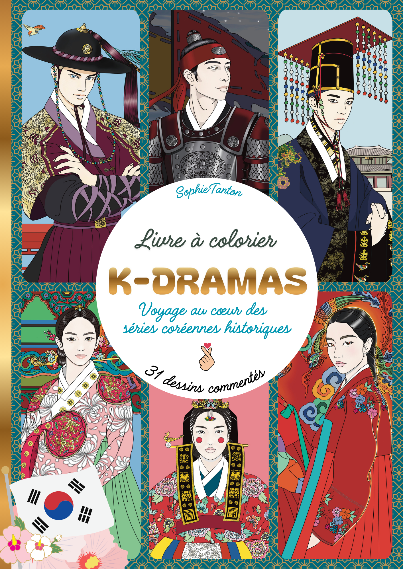 Couverture du livre de coloriage K-Dramas Sageuk So Happy Colors