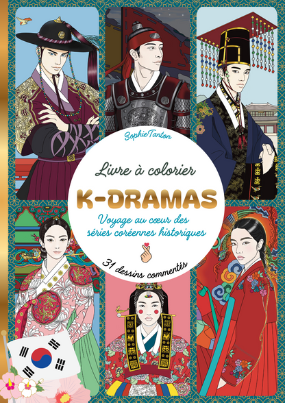 Couverture du livre de coloriage K-Dramas Sageuk So Happy Colors